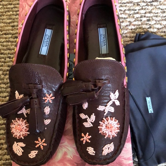 New, Prada women shoes, size 38,5 Made in Italy - Picture 1 of 5